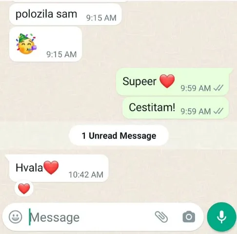 Časovi programiranja - položila ispit