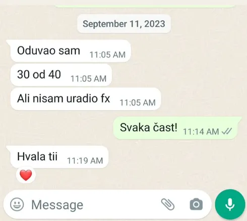 Časovi programiranja - 30 od 40 bodova