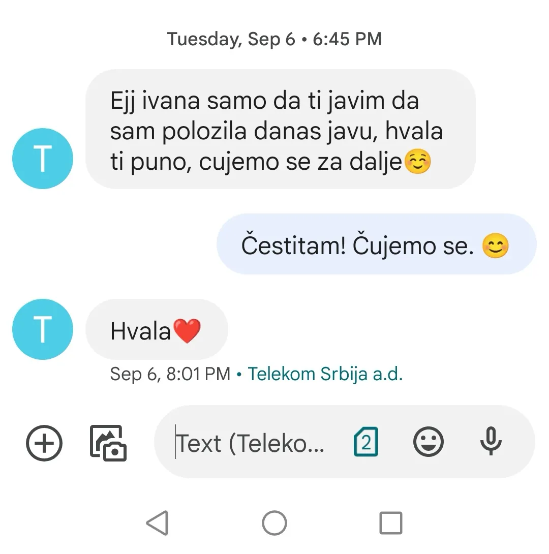 Privatni časovi programiranja Subotica - položila Javu