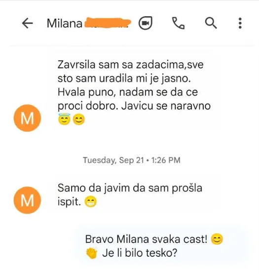 Privatni časovi programiranja Novi Sad - zadovoljan student