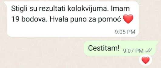 Privatni časovi programiranja Subotica - uspešan kolokvijum